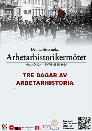 Affisch för Arbetarhistorikermötet