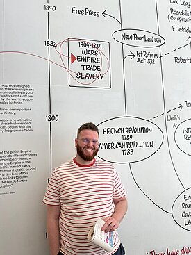 man framför whiteboard