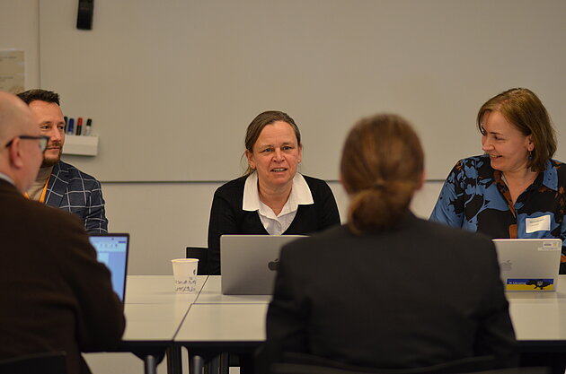 Round table discussions.